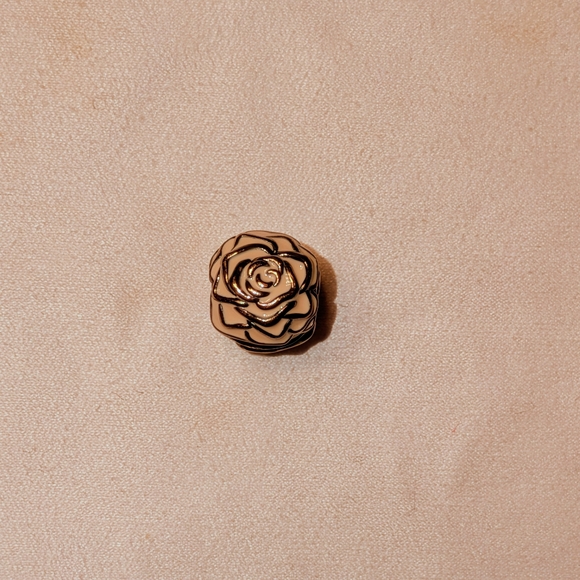 Pandora Pink Rose Garden Clip Charm - Picture 2 of 5
